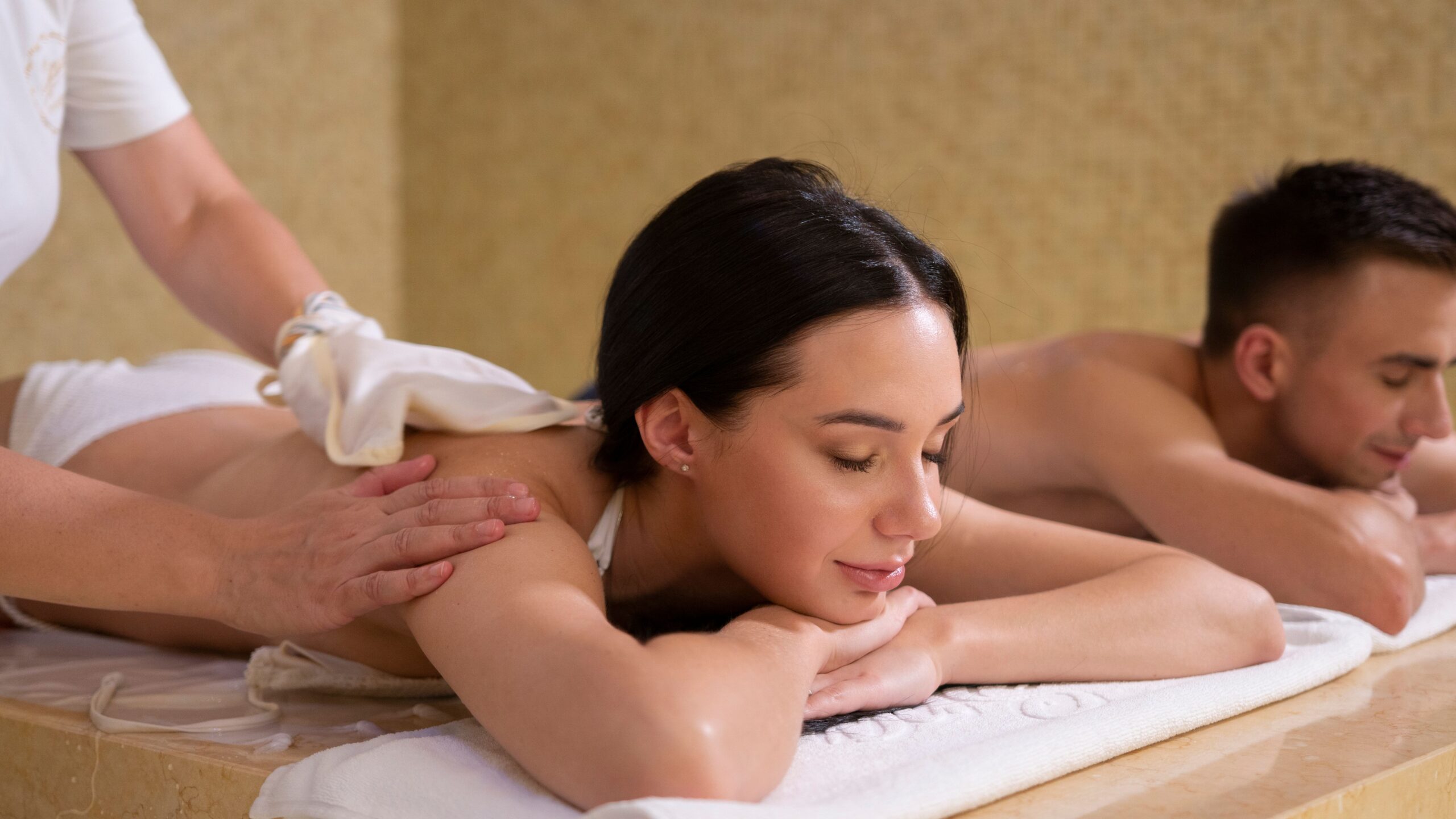 Organic botanical body scrub for skin illumination at Arowa Luxury Spa, Banani.
